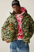 A BATHING APE ABC CAMO 2ND APE FULL ZIP HOODIE