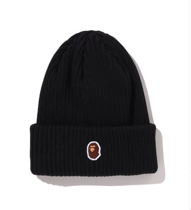 A BATHING APE Ladies' ONE POINT KNIT CAP