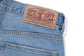 A BATHING APE SHARK LOOSE FIT 13OZ DENIM PANTS