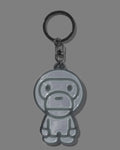 A BATHING APE BABY MILO REFLECTIVE KEYCHAIN
