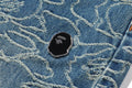 A BATHING APE LINE CAMO JACQUARD ONE POINT RELAXED FIT 13oz DENIM PANTS