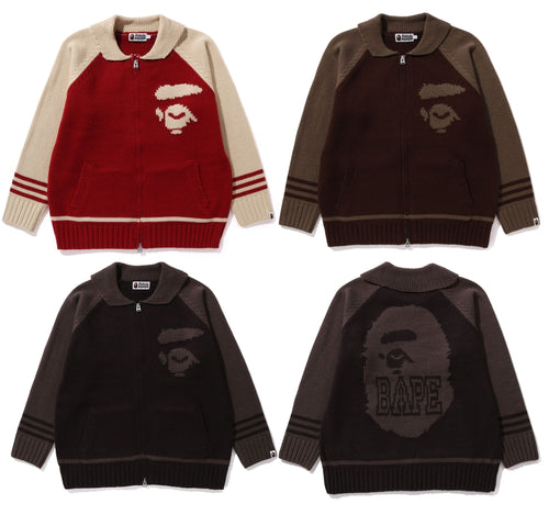 A BATHING APE COWICHAN SWEATER