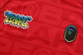 A BATHING APE LUX SPORT PATTERN JACQUARD CREWNECK