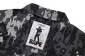 A BATHING APE MULTI PIXEL CAMO MILITARY SHIRT
