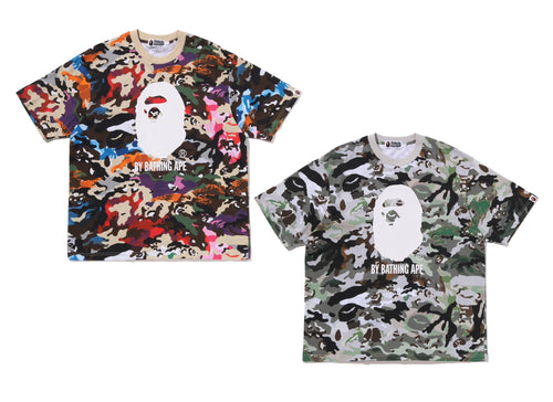 A BATHING APE HYBRID CAMO BY BATHING APE RELAXED FIT TEE