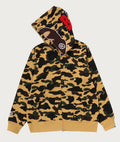 A BATHING APE 1ST CAMO 2ND APE FULL ZIP HOODIE