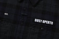A BATHING APE FLANNEL CHECK TACTICAL SHIRT ( RELAXED FIT )