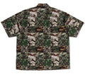 A BATHING APE APE HEAD ONE POINT CAMO PATCHWORK S/S SHIRT