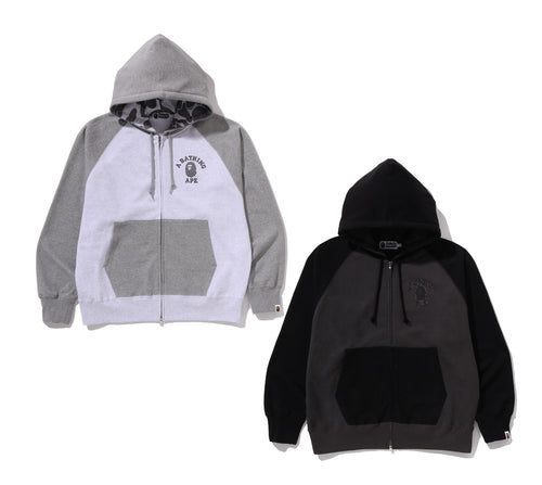 A BATHING APE COLOR STONE BAPE RELAXED FIT ZIP HOODIE
