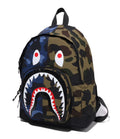 A BATHING APE BAPE KIDS SPLIT CAMO SHARK DAYPACK