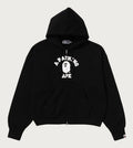 A BATHING APE Ladies' COLLEGE OVERSIZED ZIP HOODIE