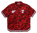 A BATHING APE COLOR CAMO WARM UP SS SHIRT