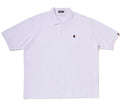 A BATHING APE ONE `POINT RELAXED FIT POLO SHIRT