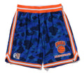 A BATHING APE BAPE x M&N NBA NEW YORK KNICKS SWINGMAN SHORTS