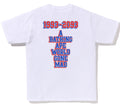 A BATHING APE BASEBALL LOGO TEE