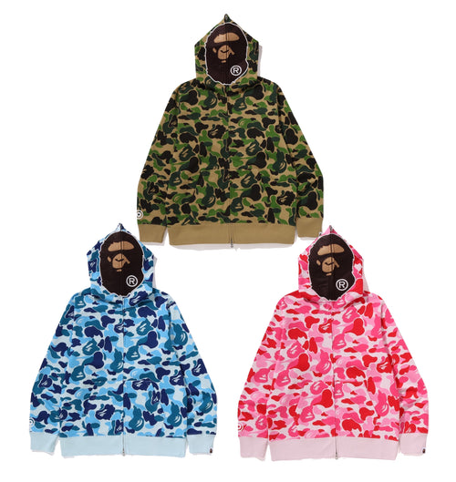 A BATHING APE ABC CAMO 2ND APE FULL ZIP HOODIE