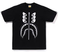 A BATHING APE BAPE x BOUNTY HUNTER MAD SHARK TEE