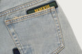 A BATHING APE Ladies' MULTI LOGO WIDE DENIM PANTS