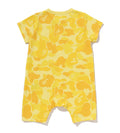 A BATHING APE BAPE KIDS ABC CAMO APE HEAD ROMPERS