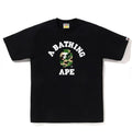 A BATHING APE ABC CAMO COLLEGE TEE