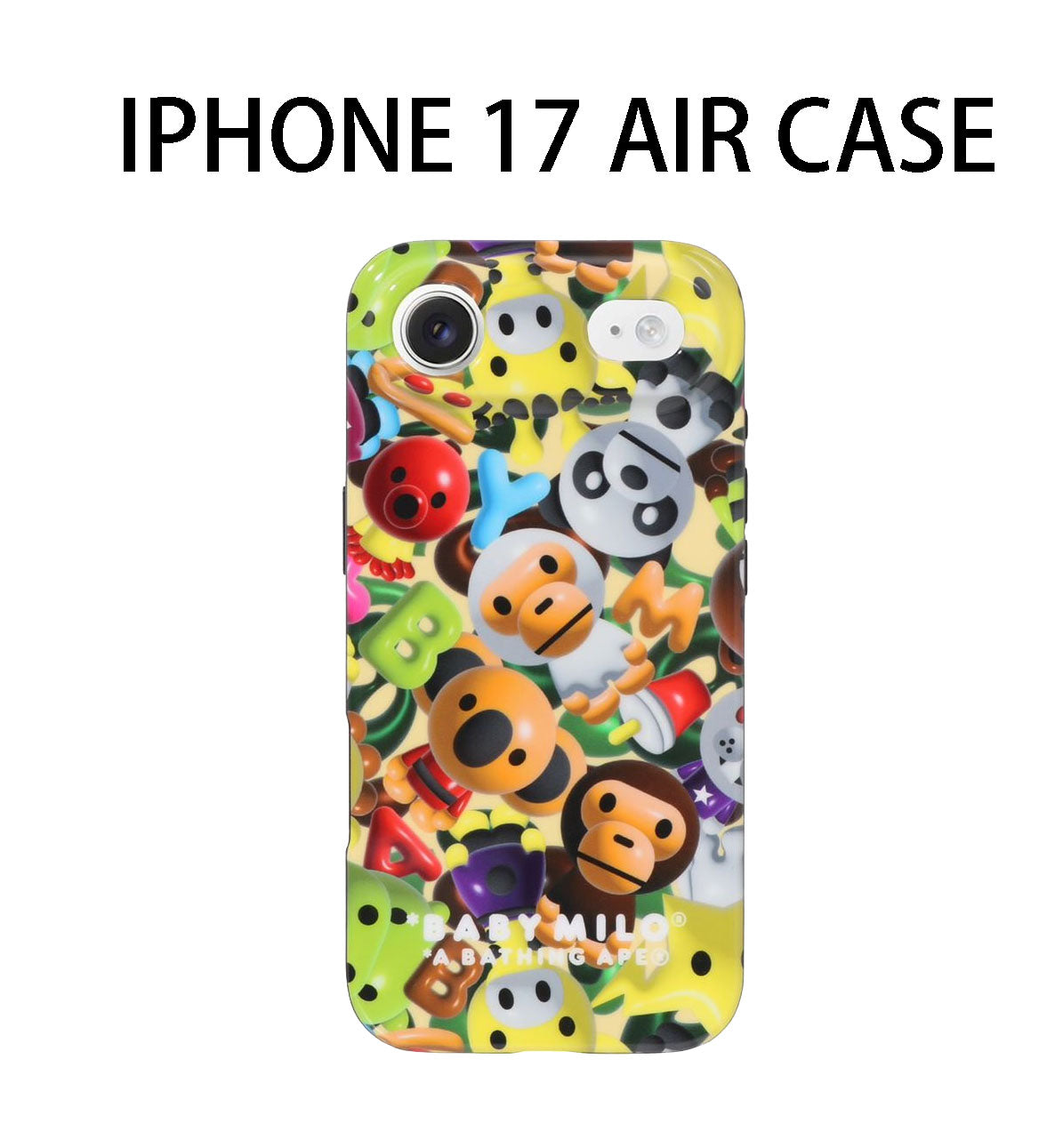 A BATHING APE 3D MILO ALL FRIENDS IPHONE 17 AIR CASE