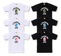 A BATHING APE ABC CAMO COLLEGE TEE