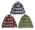A BATHING APE BAPE CHECK CPO ZIP JACKET