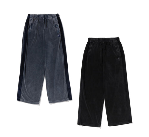 A BATHING APE SNOW WASH LOOSE FIT TRACK PANTS