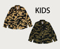 A BATHING APE BAPE KIDS 1ST CAMO LS SHIRT