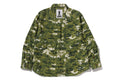 A BATHING APE MULTI PIXEL CAMO MILITARY SHIRT