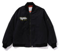 A BATHING APE GRAFFITI BOMBER JACKET ( RELAXED FIT )