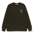 A BATHING APE BAPE REFLECTIVE PRINT L/S TEE