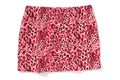 A BATHING APE Ladies' WILD LEOPARD PATTERN SWEAT SKIRT