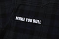 A BATHING APE FLANNEL CHECK TACTICAL SHIRT ( RELAXED FIT )