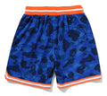 A BATHING APE BAPE x M&N NBA NEW YORK KNICKS SWINGMAN SHORTS