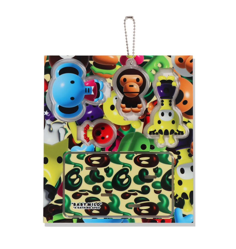 A BATHING APE 3D MILO ALL FRIENDS ACRYLIC STAND KEYCHAIN - happyjagabee store