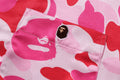 A BATHING APE Ladies' ABC CAMO OPEN COLLAR SHIRT
