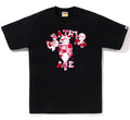 A BATHING APE ABC CAMO COLLEGE MILO TEE