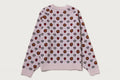 A BATHING APE Ladies' MILOGRAM SWEETS PATTERN OVERSIZED SWEATER