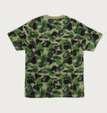 A BATHING APE ABC CAMO ONE POINT TEE