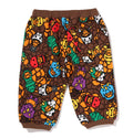 A BATHING APE BAPE KIDS MILO MULTI DINOSAURS PATTERN BABY PANTS