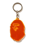 A BATHING APE APE HEAD REFLECTIVE KEYCHAIN