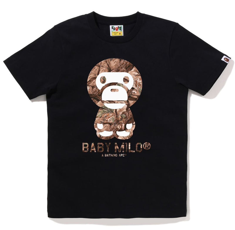 A BATHING APE Ladies' TREE EDGE CAMO BABY MILO TEE