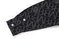A BATHING APE DENIM MONOGRAM METAL ONE POINT BAPE DENIM JACKET