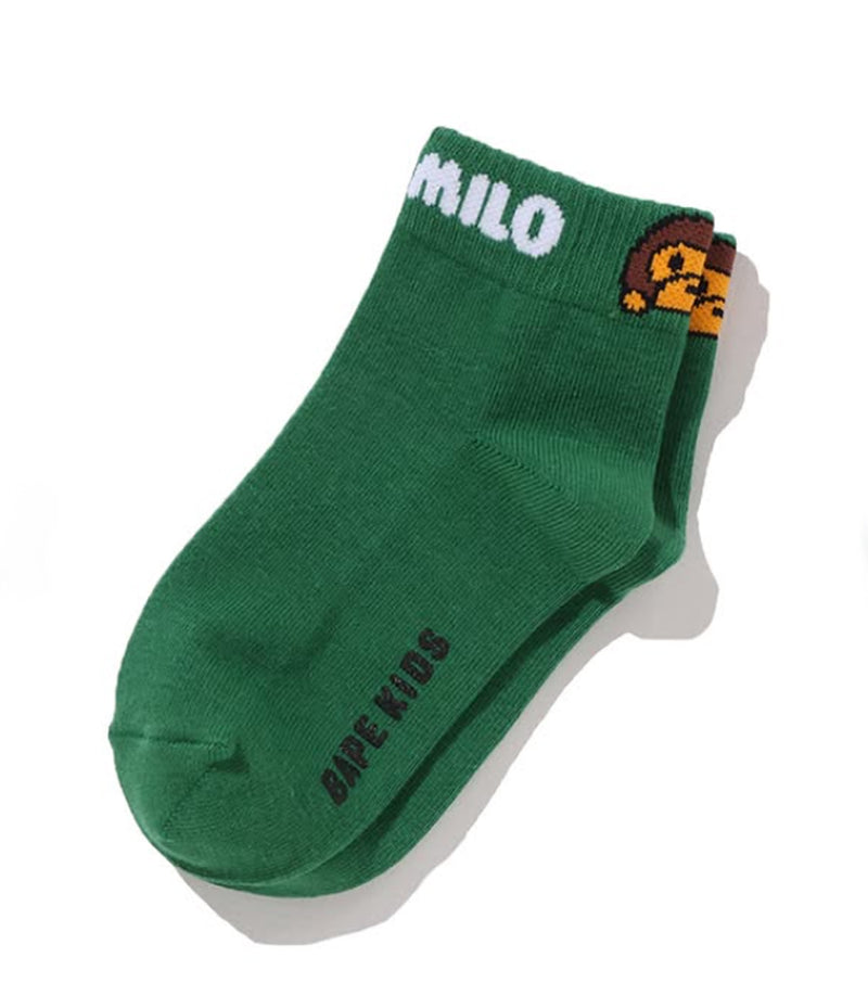 A BATHING APE BAPE KIDS BABY MILO ANKLE SOCKS