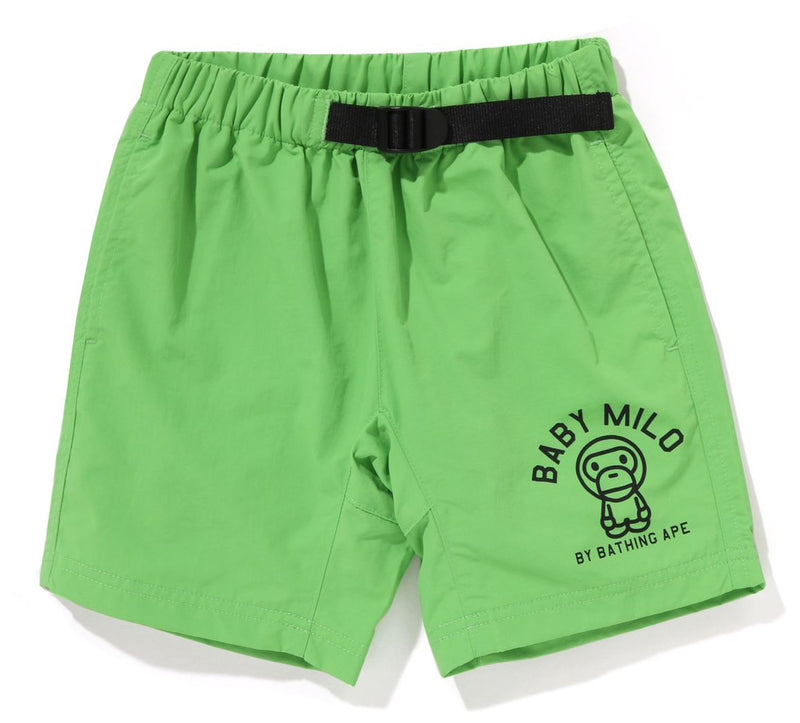 A BATHING APE BAPE KIDS BABY MILO CLIMBING SHORTS
