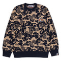 A BATHING APE ASIA CAMO KNIT SWEATER