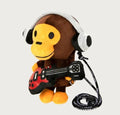 A BATHING APE BABY MILO STORE BABY MILO GUITAR PLUSH DOLL MOBILE PHONE BAG
