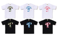 A BATHING APE ABC CAMO COLLEGE MILO TEE