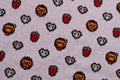 A BATHING APE Ladies' MILOGRAM SWEETS PATTERN OVERSIZED SWEATER